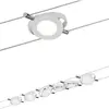 MAC 2-Kit de 6 Spots LED sur Câbles Métal L500cm Blanc Paulmann