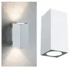 Paulmann Applique led flame  ip44 carré 58x75mm 3000k 2x3,5w 2x260lm 230v  blanc aluminium