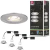 Paulmann Paulmann Nova Mini 3 Spots Encastrés Ip44 Fer