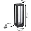 Paulmann Plug & Shine luminaire pour socle LED Classic Lantern RGBW