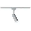Spot LED sur rail Tubo gris chromé mat URail Ø.4,2 x H.19,6cm IP20 4,5W Paulmann