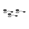 Paulmann - Kit 3 spots saillie pour meubles Pukk 12/230 v 2700K noir