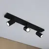 PAULMANN Spotlight zyli ip44 gu10 230v max. 3x10w gradable noir mat