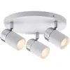 Plafonnier ZYLI blanc/chrome sans sources max. 3 x 10W GU10 Paulmann