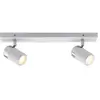 Projecteur ZYLI blanc/chrome sans sources max 2 x 10W GU10 Paulmann