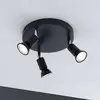 Spot plafonnier Carolina 3 lumières gris anthracite Paulmann