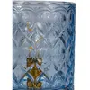 Pauleen lampe à poser chic glamour  e14 2700k 15lm 0,4w bleu glace