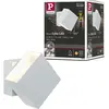 Paulmann Applique Murale Led En Saille Cybo Carrée 2x3 W Blanc 100x100 Mm