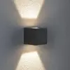 Paulmann Cybo Applique d'extérieur LED, 2.700 K, 8 x 8 cm, gris