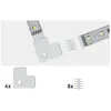 Paulmann 70616 Function MaxLED Edge-Connecteur Quatro, Blanc