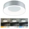 Paulmann Plafonnier led casca ip44 white switch 1500lm 230v 16w alu mat