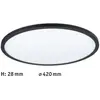 Paulmann Panneau led 3-step-dim atria shine backlight   rond 420mm  22w 2300lm 4000k noir gradable