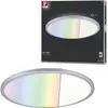 Paulmann Atria Shine Panneau à intensité variable chrome RGBW Ø42cm