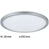 Paulmann Panneau led atria shine backlight   rond 293mm  16w 1600lm 4000k chrome mat
