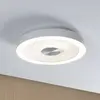 PAULMANN Plafonnier led volea ip44  3000k 470lm 1650lm 230v 3,5w 13w gradable blanc#argent