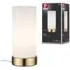 Paulmann Lampe de table Pinja avec commutateur tactile 1 lumière laiton / opale 770,55
