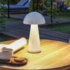 Paulmann Lampe à poser LED rechargeable Onzo, blanc, plastique, IP44