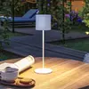 Paulmann Lampe à poser LED rechargeable Tuni, blanc, plastique, IP44