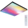 Paulmann - Plafonnier/applique Led rgb Velora Rainbow 45x45 noir
