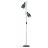 Paulmann Lampadaire Neordic Haldar 2 flamme gris foncé / chrome mat 796,90