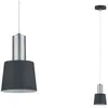 Paulmann Lampe à suspension Neordic Haldar 1-flamme gris foncé / chrome mat 796,91