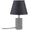 Paulmann Lampe à poser textile Tem aux lignes droites