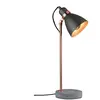 Paulmann Neordic lampe à poser orm e27   max. 20w gris#cuivre dépoli métal#béton