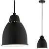 Paulmann Neordic Luminaire en suspension Hilla E27 max. 40W Noir gradable Métal