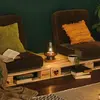 Paulmann Neordic lampe à poser iben e27 max. 20w verre fumé verre#liège