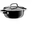 Faitout bas Fusion Tec noir Ø24 cm Wmf