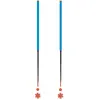 Les batons d'Alain - Bâtons de ski de randonnée - Azur  en Aluminium - Taille 115 cm - Bleu
