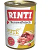 6x400g RINTI Kennerfleisch, dinde- Pâtée pour chien