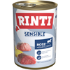 Paquet économique : 12x400g RINTI Sensible Ross, foie de poulet & pomm...