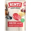 10x400 g RINTI plaisir léger boeuf pur nourriture humide pour chien