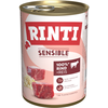 6x400g Sensible boeuf, riz Rinti - Nourriture pour chien