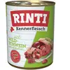 Lot RINTI 12 x 800 g pour chien - sanglier