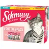 Lot mixte Schmusy Ragout en sauce pour chat - 12 x 100 g