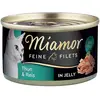 1x100g Filets Fins thon blanc, riz en gelée Miamor - Nourriture pour Chat