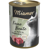 12 x 400 g Miamor Proies fines dinde, lapin nourriture humide pour chats