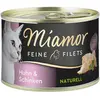 6x156g Miamor Filets fins nature poulet & jambon nourriture pour chat humide