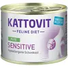 6x185g Sensitive dinde Kattovit - Pâtée pour chat