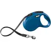 Laisse flexi New Classic M 5 m, bleu pour chien - laisse : 5 m de long