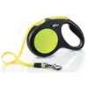 Laisse flexi New Neon 5 m pour chien - taille M : jusqu'à 25 kg