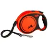 Laisse sangle TRIXIE flexi XTREME - Taille L - 8m - Noir et orange