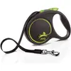 Laisse Black Design L Tape 5m black/ green Flexi FU32T5-251-S-CG