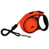 Laisse sangle TRIXIE flexi XTREME - Taille XS - 3m - Noir et orange