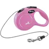 Flexi - new classic 5 m rose chien laisse avec enrouleur (11796)