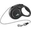 Laisse à enrouleur cordon FLEXI New Classic taille XS noir Flexi