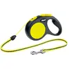 Laisse New Neon S Cord 5 m black/ neon yellow Flexi CL11C5-251-S-NEOGE