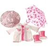 Gotz Vêtements pour poupées de 45 cm : Tenue et accessoires de pluie